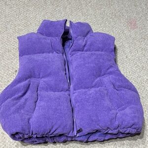 Purple Puffer Vest